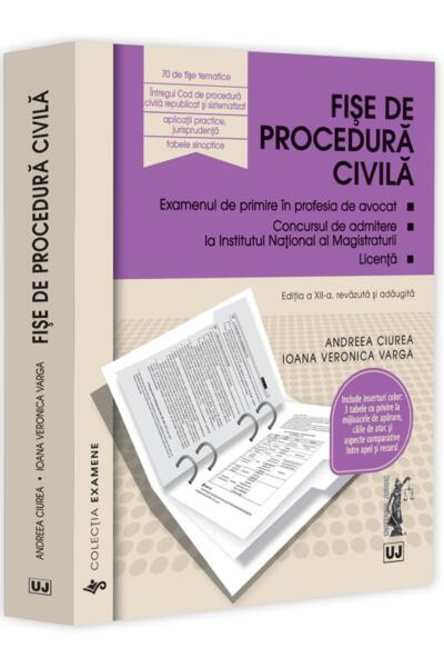 Fișe de procedură civilă 2025