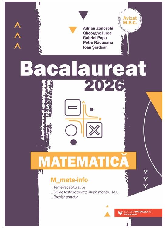 Copertă produs Bacalaureat 2026. Matematică. Mate-Info - gallery big 1