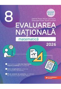 Copertă produs Evaluarea Națională 2026. Matematică - clasa a VIII-a