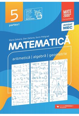 Copertă produs Matematică. Aritmetică, algebră, geometrie. Clasa a V-a. Consolidare. Partea a I-a