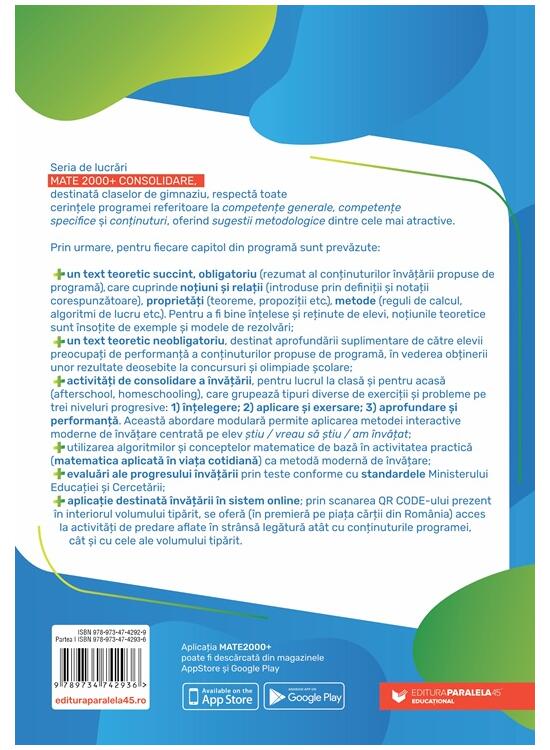 Copertă produs Matematică. Aritmetică, algebră, geometrie. Clasa a VII-a. Consolidare. Partea a I-a (2025-2026) - gallery big 2
