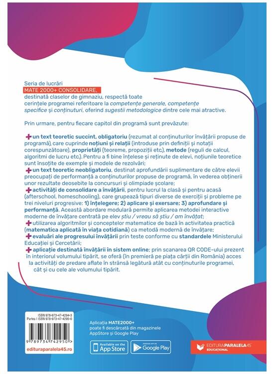 Copertă produs Matematică. Aritmetică, algebră, geometrie. Clasa a VIII-a. Consolidare. Partea a I-a - gallery big 2