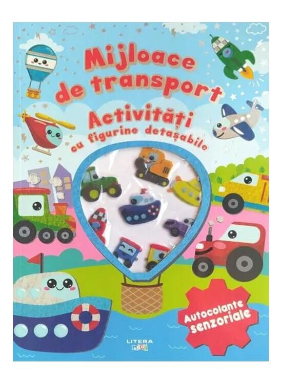 Copertă produs Mijloace de transport. Activități cu figurine detașabile - gallery big 1