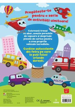 Copertă produs Mijloace de transport. Activități cu figurine detașabile