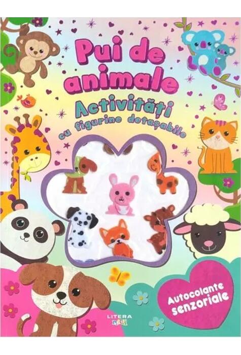 Copertă produs Pui de animale. Activități cu figurine detașabile