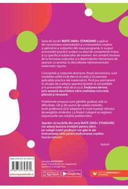 Copertă produs Matematică Standard. Algebră, geometrie. Clasa a V-a