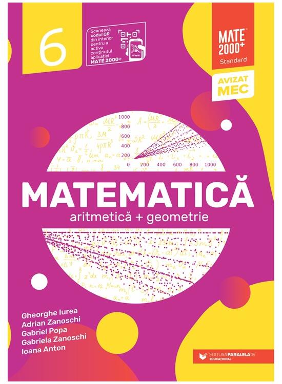 Copertă produs Matematică Standard. Algebră, geometrie. Clasa a VI-a - gallery big 1