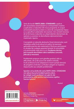 Copertă produs Matematică Standard. Algebră, geometrie. Clasa a VIII-a