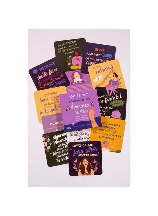Copertă produs Afirmații pentru eliberarea de stres. Set carte + cartoline - gallery big 2