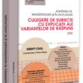 Copertă produs Admiterea &icirc;n magistratură și &icirc;n avocatură. Culegere de subiecte cu explicații ale variantelor de răspuns. Drept civil - 2025 - gallery small 