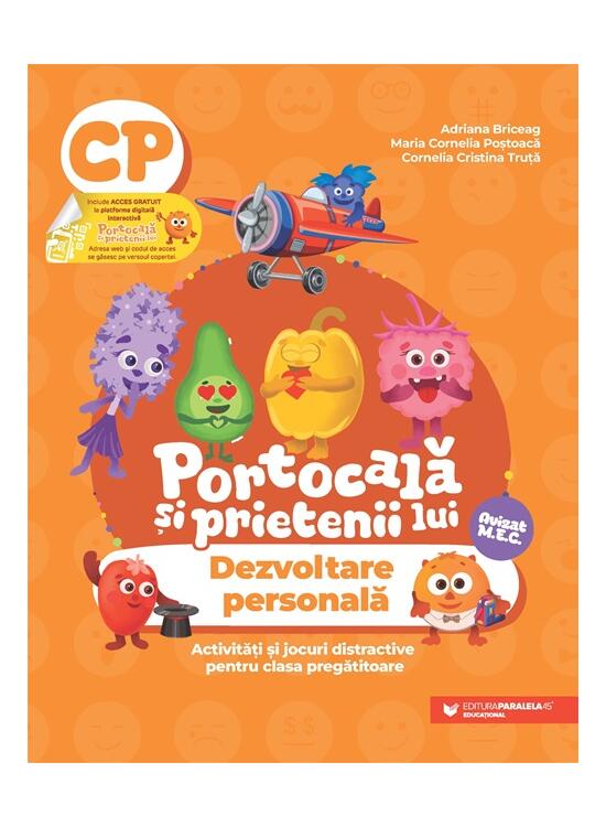 Copertă produs Portocală și prietenii lui. Dezvoltare personală. Clasa pregătitoare - gallery big 1