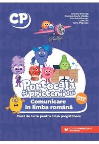 Copertă produs Portocală și prietenii lui. Comunicare &icirc;n limba rom&acirc;nă. Caiet de lucru (scriere). Clasa pregătitoare