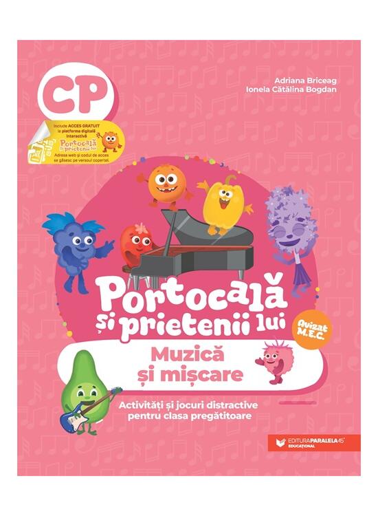 Copertă produs Portocală și prietenii lui. Muzică și mișcare. Clasa pregătitoare - gallery big 1