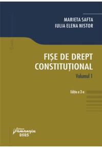 Copertă produs Fișe de drept constituțional (Vol. 1)