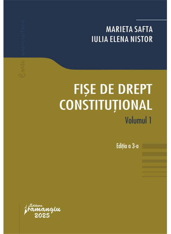 Copertă produs Fișe de drept constituțional (Vol. 1) - gallery big 1