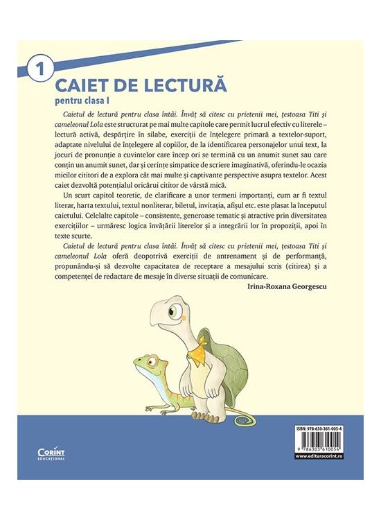 Copertă produs Caiet de lectură pentru clasa I - gallery big 2
