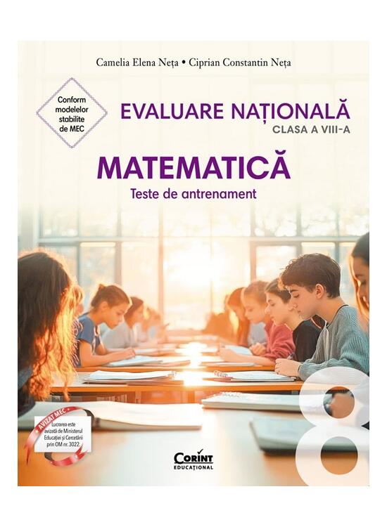 Copertă produs Evaluare Națională 2026. Matematică. Clasa a VIII-a - gallery big 1