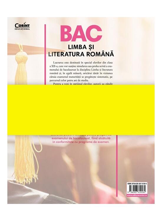 Copertă produs BAC 2026. Limba și literatura rom&acirc;nă - gallery big 2