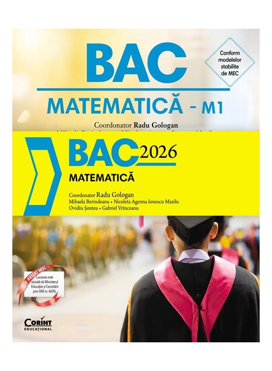 Copertă produs BAC 2026. Matematică M1 - gallery big 1
