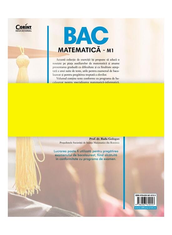 Copertă produs BAC 2026. Matematică M1 - gallery big 2