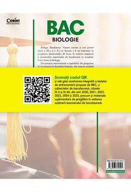 Copertă produs BAC 2026. Biologie. Clasele IX-X