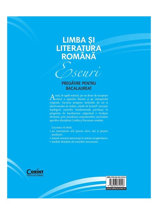 Copertă produs Limba și literatura rom&acirc;nă 2026. Eseuri - gallery big 2