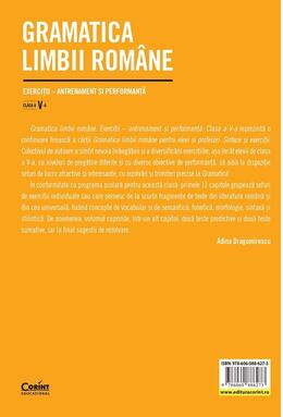 Copertă produs Gramatica limbii rom&acirc;ne. Clasa a V-a