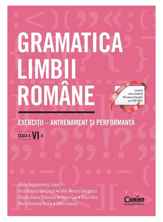 Copertă produs Gramatica limbii rom&acirc;ne. Clasa a VI-a - gallery big 1
