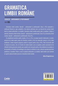 Copertă produs Gramatica limbii rom&acirc;ne. Clasa a VII-a