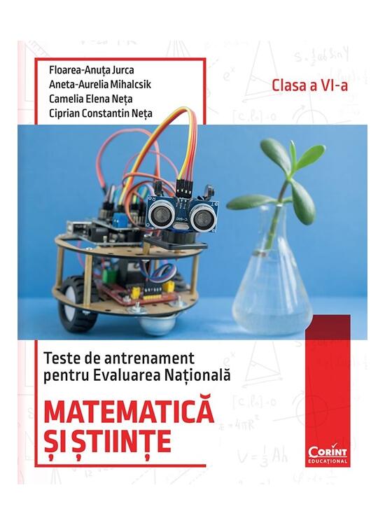 Copertă produs Teste de antrenament pentru Evaluarea Națională 2026. Matematică și Științe. Clasa a VI-a - gallery big 1