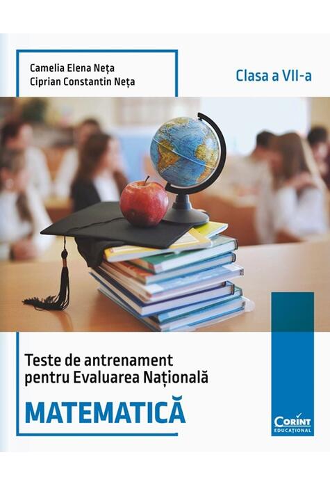 Copertă produs Teste de antrenament pentru Evaluarea Națională 2025. Matematică. Clasa a VII-a