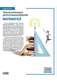 Copertă produs Teste de antrenament pentru Evaluarea Națională 2025. Matematică. Clasa a VII-a