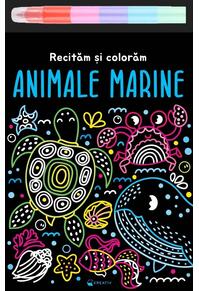 Copertă produs Animale marine - Recităm și colorăm