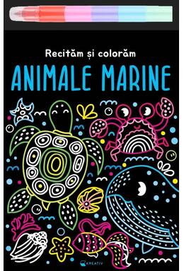 Copertă produs Animale marine - Recităm și colorăm