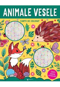 Copertă produs Animale vesele – 1000 ștrasuri autocolante