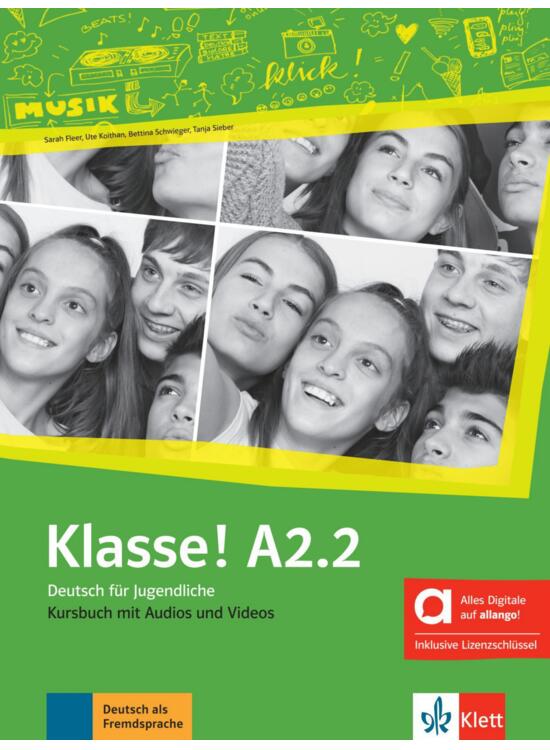 Copertă produs Klasse! Hybride Ausgabe allango (A2.2). Kursbuch mit Audios und Videos - gallery big 1