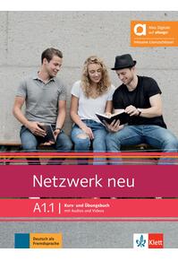 Copertă produs Netzwerk neu, Hybride Ausgabe allango (A1.1). Deutsch als Fremdsprache. Kurs- und &Uuml;bungsbuch mit Audios und Videos
