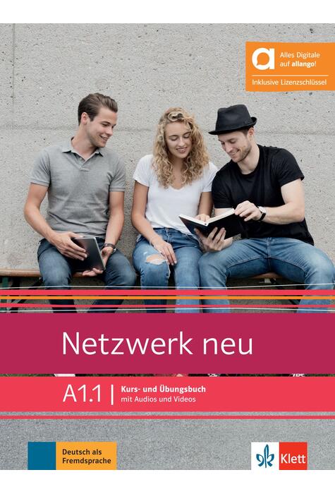 Copertă produs Netzwerk neu, Hybride Ausgabe allango (A1.1). Deutsch als Fremdsprache. Kurs- und &Uuml;bungsbuch mit Audios und Videos