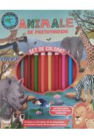 Animale de pretutindeni. Set de colorat