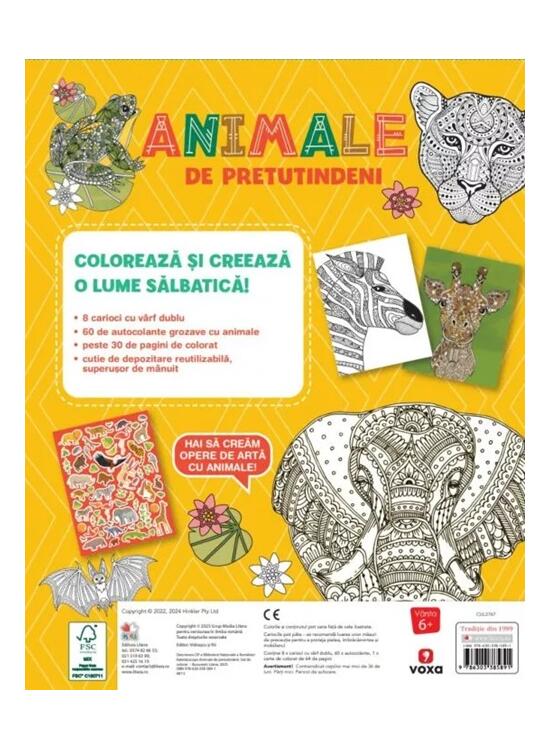 Copertă produs Animale de pretutindeni. Set de colorat - gallery big 2