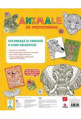 Copertă produs Animale de pretutindeni. Set de colorat