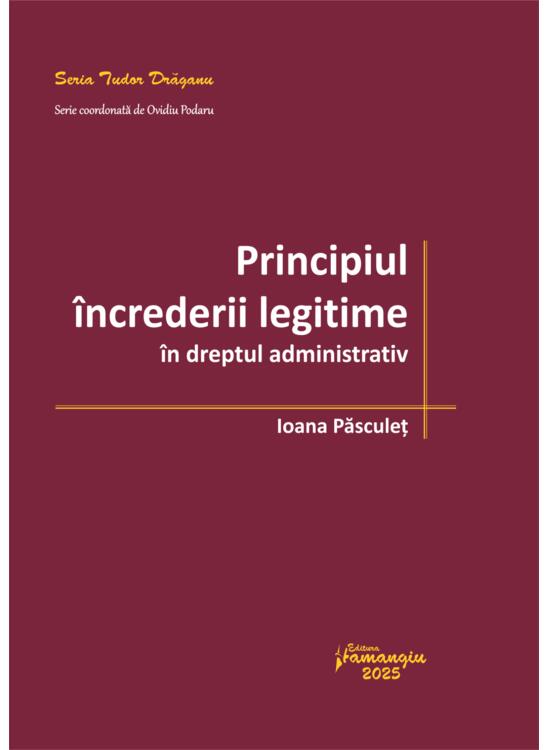 Copertă produs Principiul &icirc;ncrederii legitime &icirc;n dreptul administrativ - gallery big 1