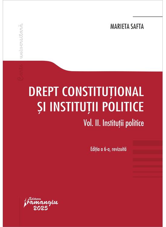 Copertă produs Drept constituțional și instituții politice. Vol. 2.  Instituții politice - gallery big 1