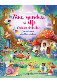Copertă produs Zâne, spiriduși și elfi. Carte cu abțibilduri