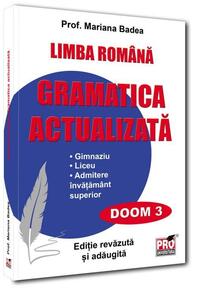 Copertă produs Limba rom&acirc;nă, gramatica actualizată pentru elevi