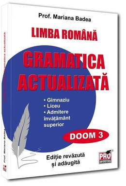 Copertă produs Limba rom&acirc;nă, gramatica actualizată pentru elevi