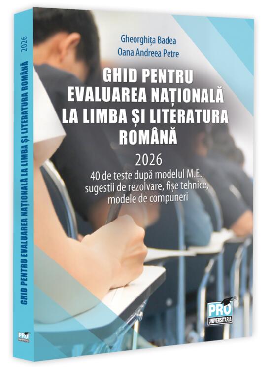 Copertă produs Ghid pentru Evaluarea Națională la Limba și literatura rom&acirc;nă 2026 - gallery big 1