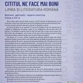 Copertă produs Cititul ne face mai buni. Limba și literatura rom&acirc;nă. Clasa a XII-a - gallery small 