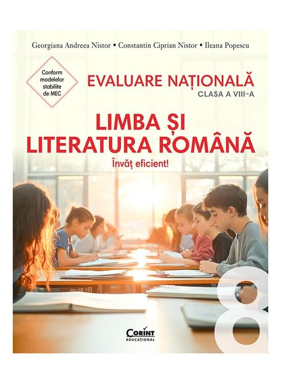 Copertă produs Evaluare Națională 2026. Limba și literatura rom&acirc;nă. Clasa a VIII-a - gallery big 1
