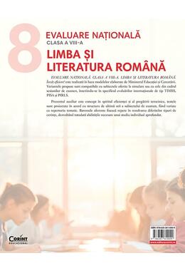 Copertă produs Evaluare Națională 2026. Limba și literatura rom&acirc;nă. Clasa a VIII-a